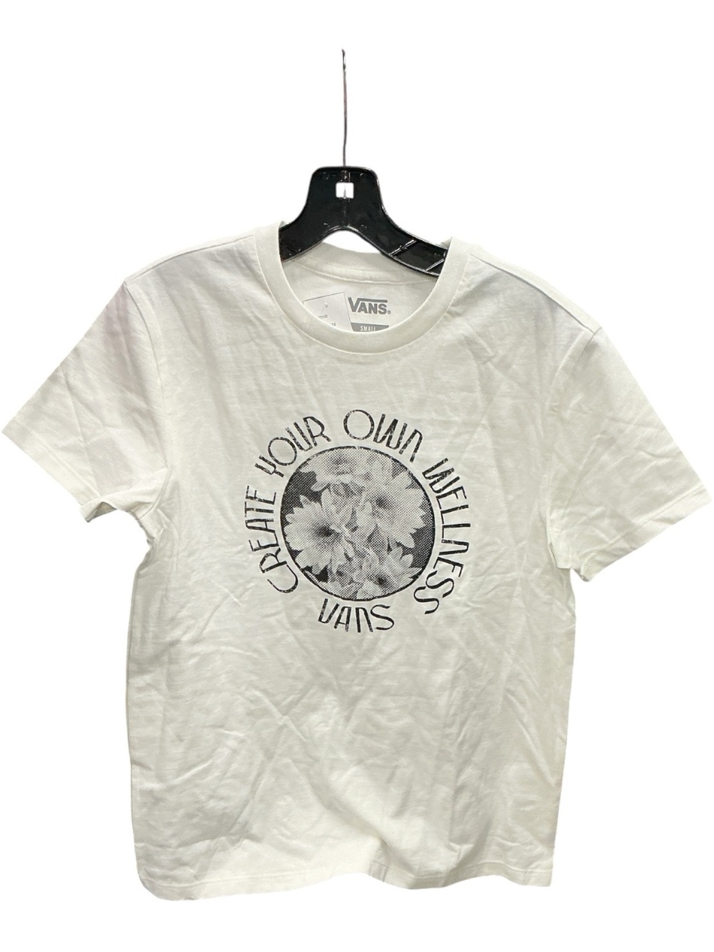 Vans women’s cream Graphic Tee - Create Your Own Wellness